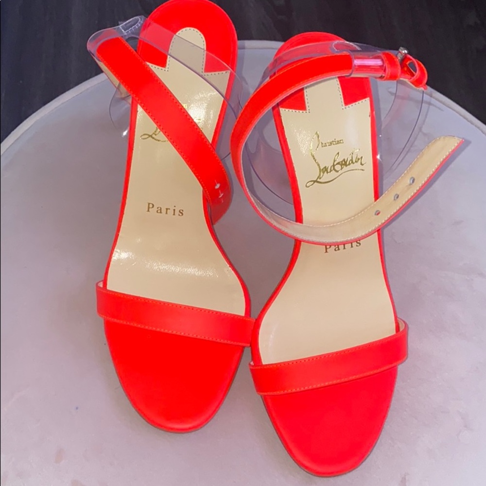 Christian Louboutin* Neon* PVC* Leather* Heels* ❌SOLD❌